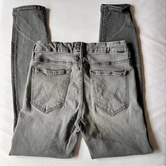 MOTHER | The Pixie - Supermoon - Grey Cropped Skinny Jeans Women’s Size 30 - Picture 5 of 9